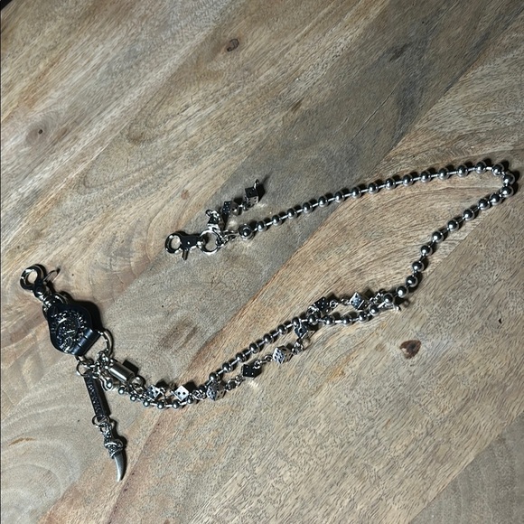 Silver Chain skull Wallet Accessory chain - Picture 7 of 16